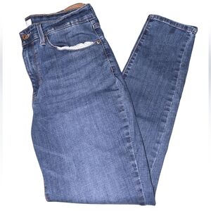 Womens, Denizen From Levis, Blue Denim Jeans, High Rise Skinny, Size 10, Great!